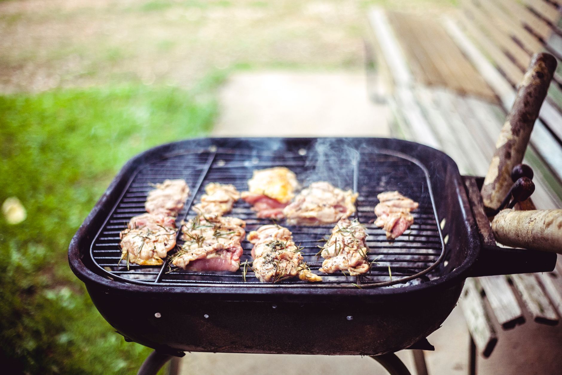 Patio grill station with visible gas line hookup requiring permit review
